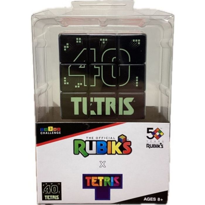 Tetris Rubik Collectors Rubik Cube in Clear Packaging Box