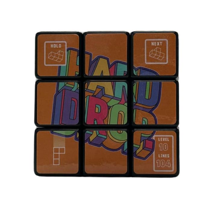 Tetris Rubik Cube Hard Drop Side