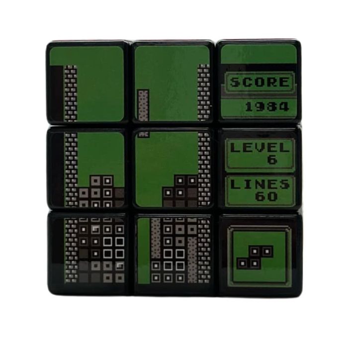 Tetris Rubik Cube Green Score Side