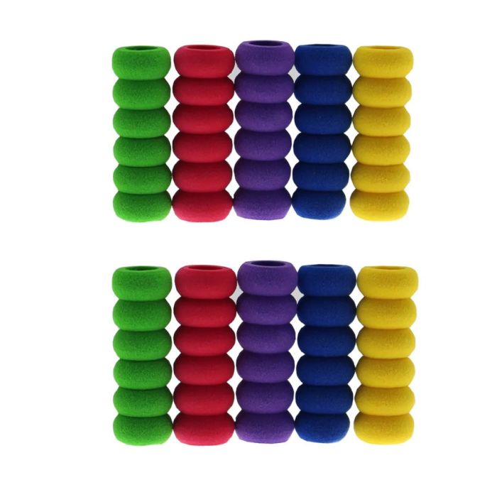 Ridged Foam Pencil Grip TPG-161 Pack of 10