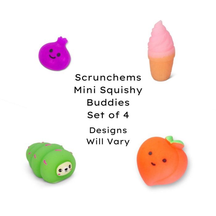 Scrunchems Squishy Buddies Set of 4 Tobar