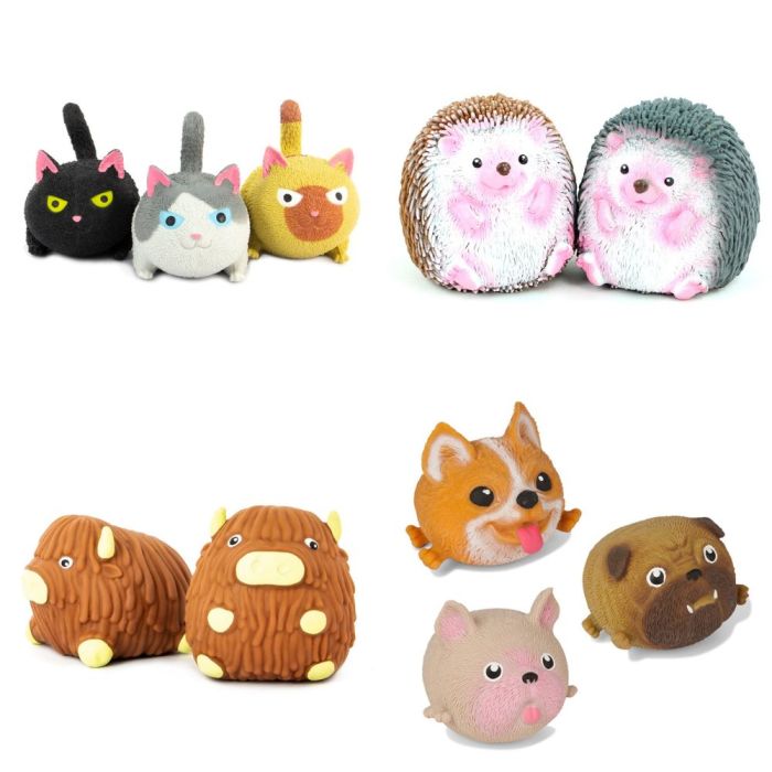 Squidgy Animal Fidgets Keycraft