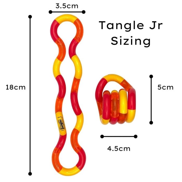Tangle Creations Jr Classic Smooth Measurements