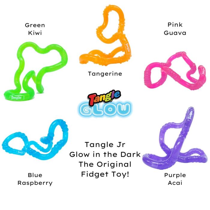 Tangle Jr Glow in the Dark Series Colours