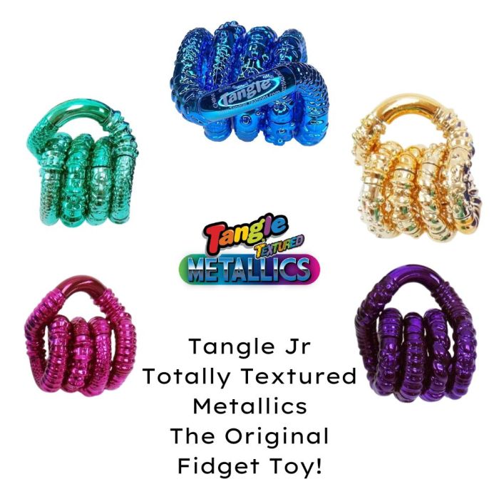 Tangle Jr Totally Textured Metallics Collection
