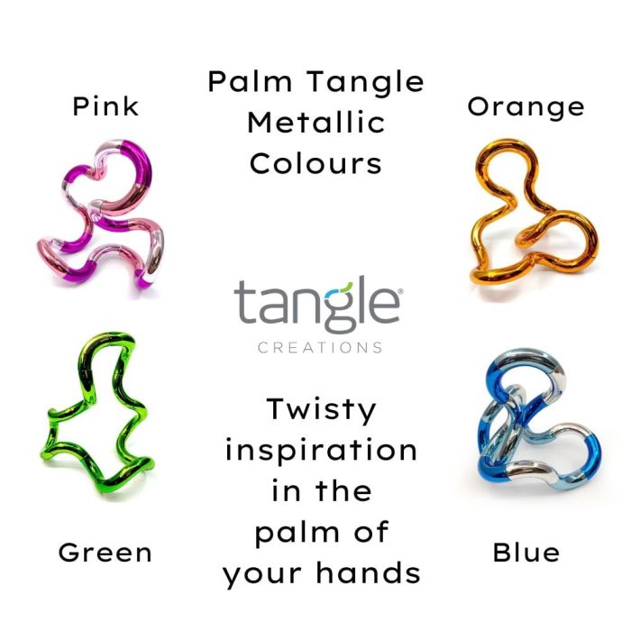 Tangle Palm Metallic Collection Colours