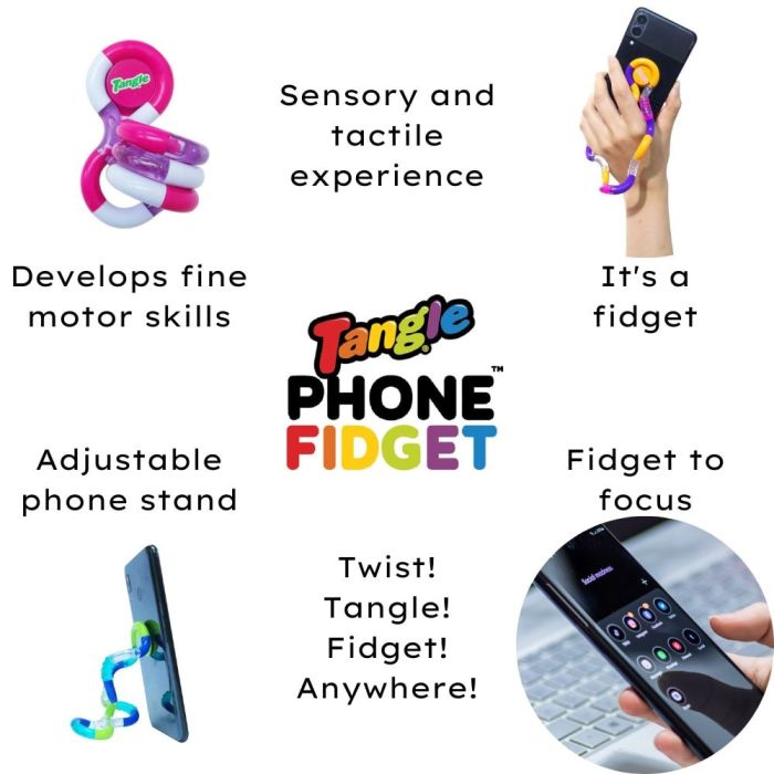 Tangle Phone Fidget Infographic