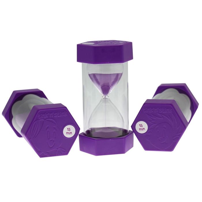 Tink n Stink Sand Timer 15 Minute Purple