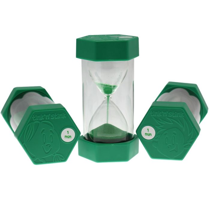 Tink n Stink Sand Timer 1 Minute Green