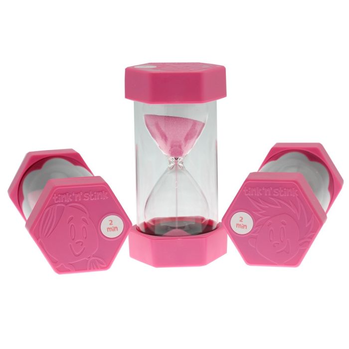 Tink n Stink Sand Timer 2 Minute Pink