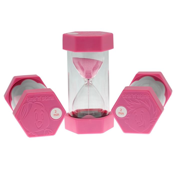 Tink n Stink Sand Timer 2 Minute Pink