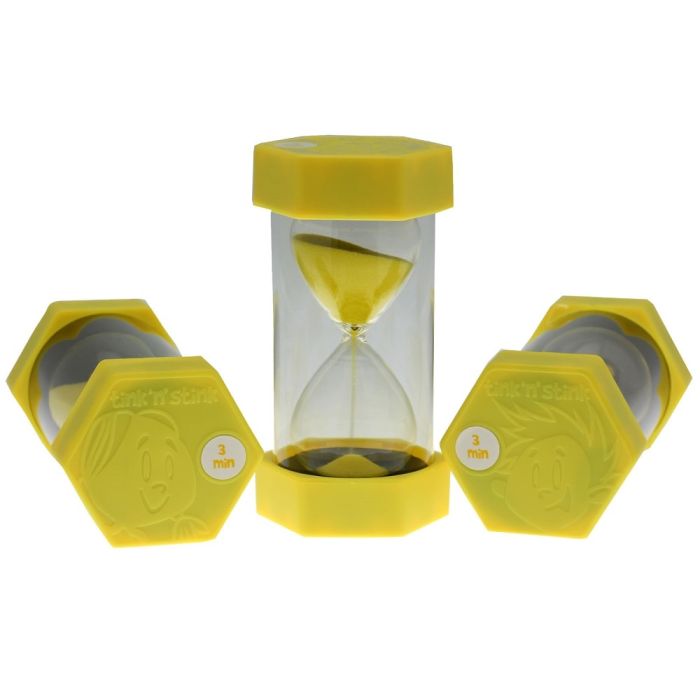 Tink n Stink Sand Timer 3 Minute Yellow