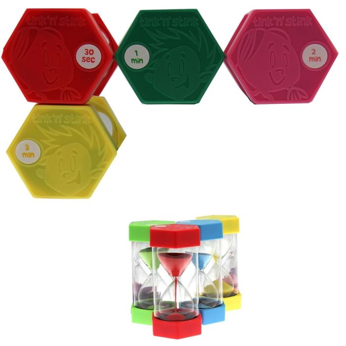Tink n Stink Sand Timer Set of 4 Assorted