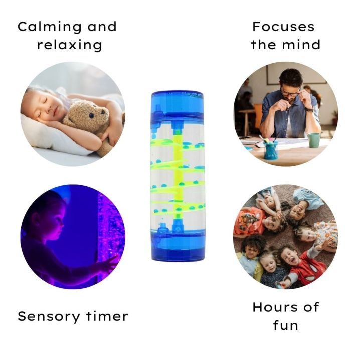 Tink n Stink Spiral Liquid Timer Blue Infographic