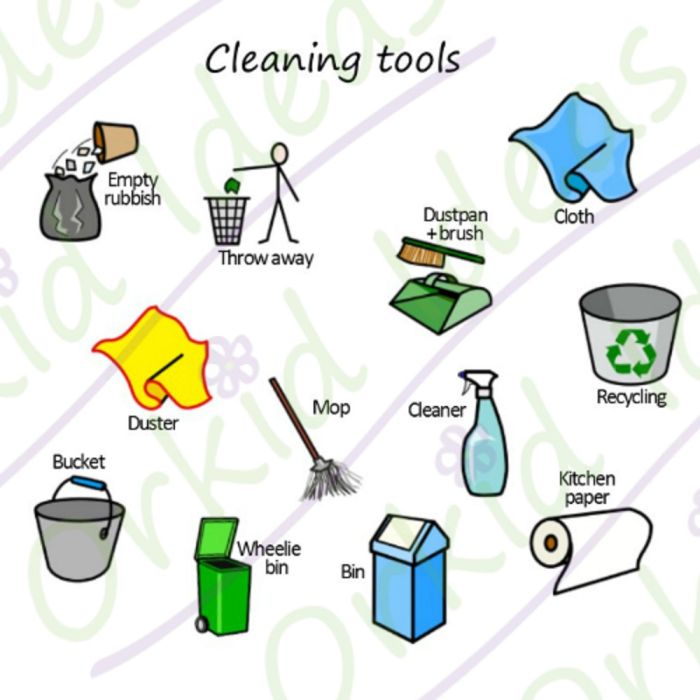TomTags Kit I CAN Help At Home PC-ICAN-04 Cleaning Tools