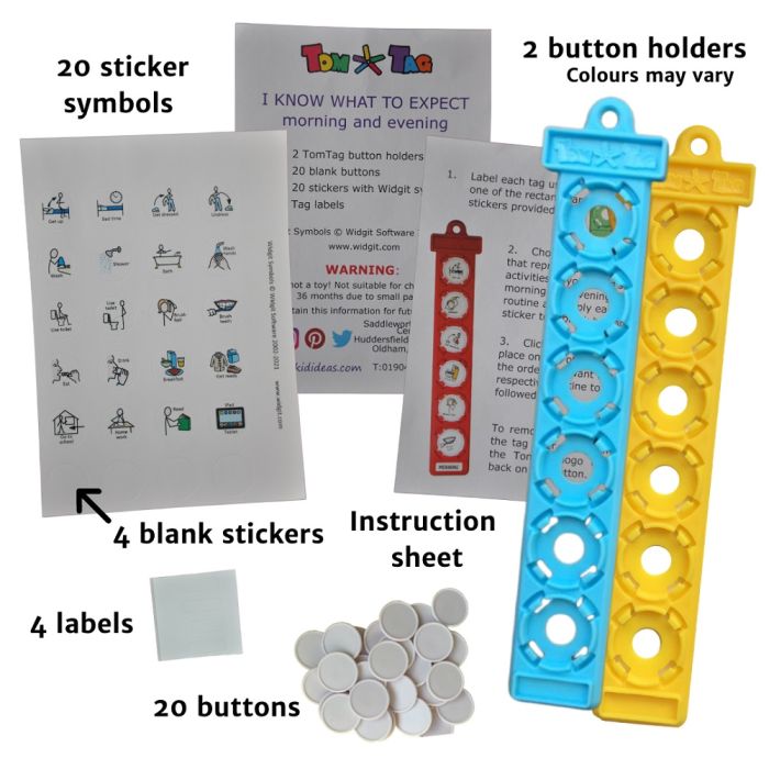 TomTags Mini Kit I KNOW Morning Evening PC-IKNOW-02-M1