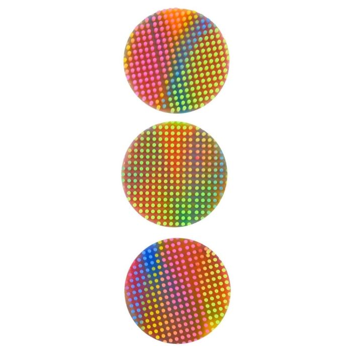 Pack of three Sensory textured Zen dots
