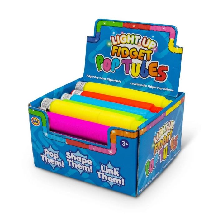 Light Up Fidget Pop Tubes