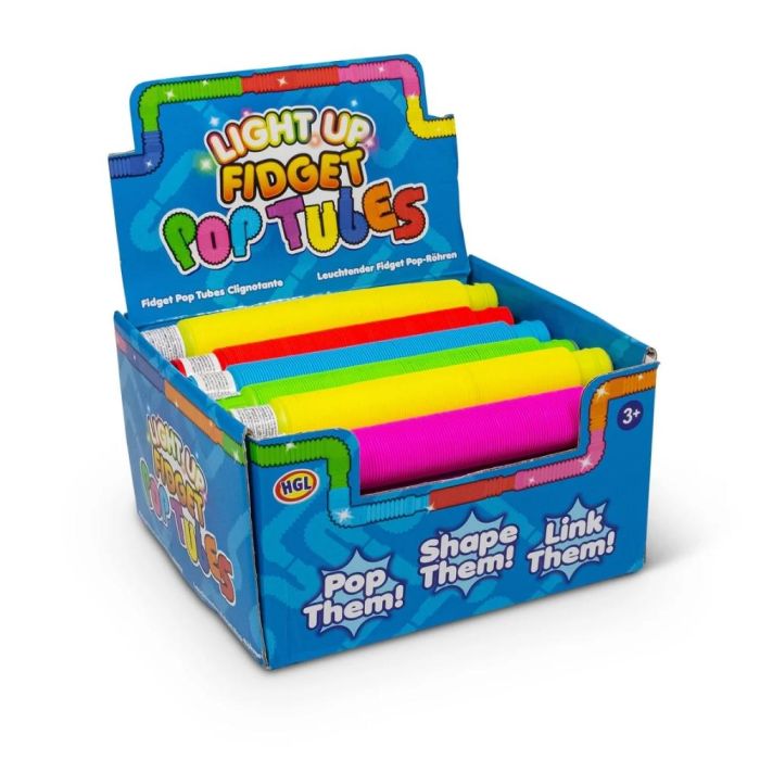 Light Up Fidget Pop Tubes