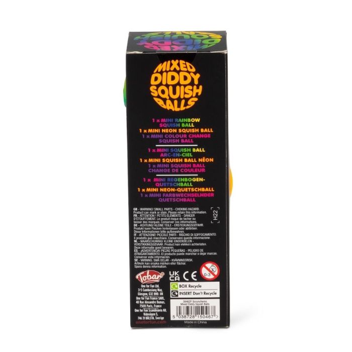 Scrunchems Mixed Diddy Squish Balls 3 Pack