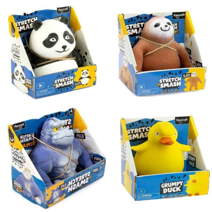Stretch n Smash Animal (Gorilla, Panda, Duck, Pig or Sloth)