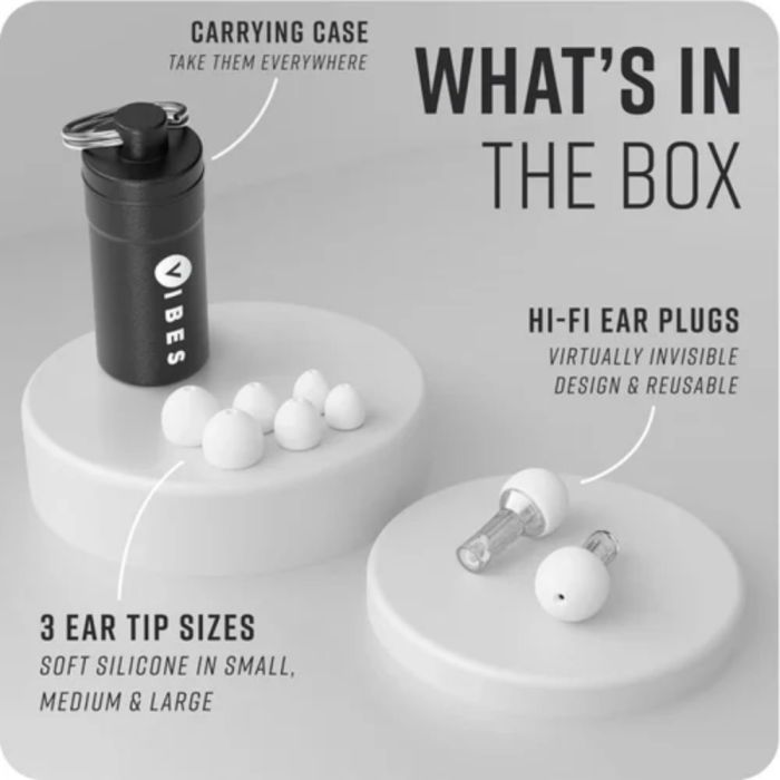Vibes Noise Reduction Earplugs 