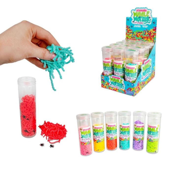 Sensory Wiggle Worms with Flies