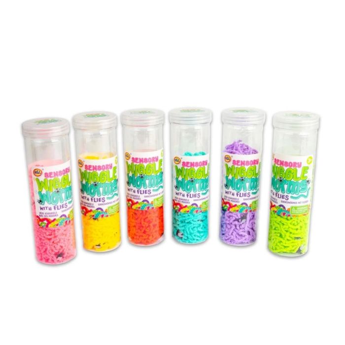 Sensory Wiggle Worms with Flies