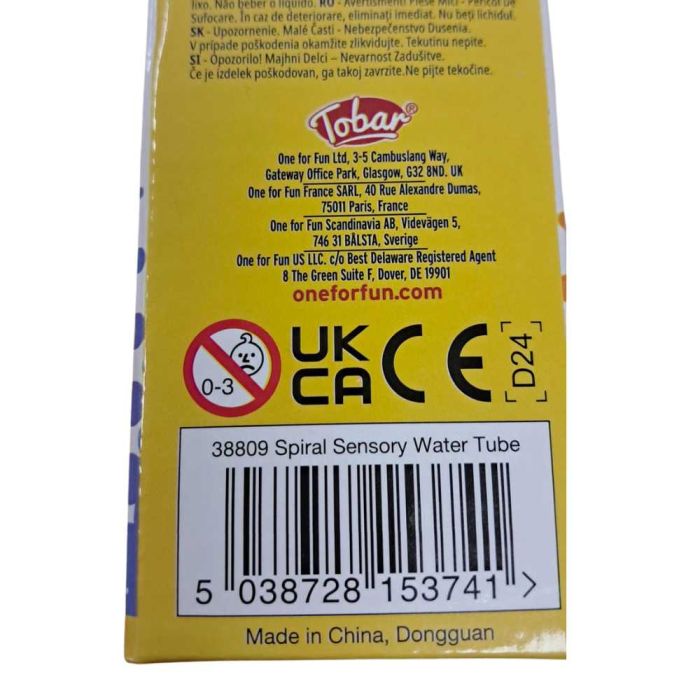 Spiral Sensory Water Tube UKCA Mark