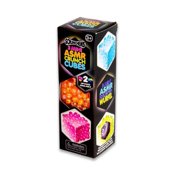 Scrunchems Mini ASMR Crunch Cubes - 3 Pack