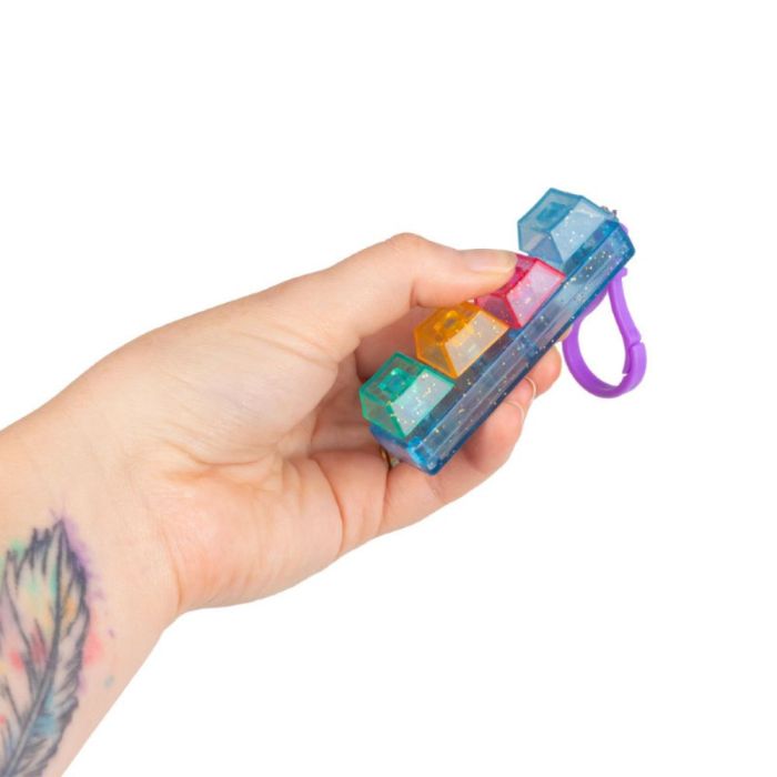 Glitter Keyboard Keychain
