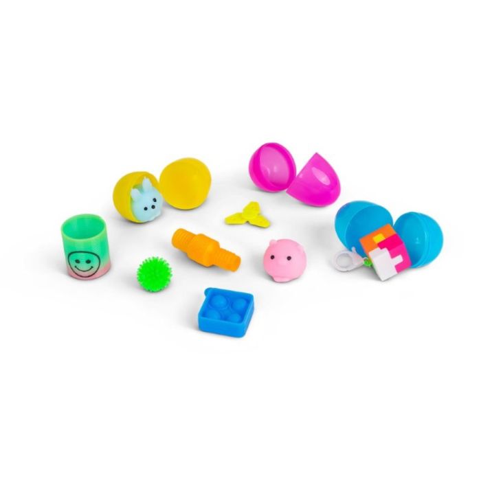 Sensory Surprise Vending Machine - 12 Collectible Eggs with 6 Mochis & 6 Fidgets 