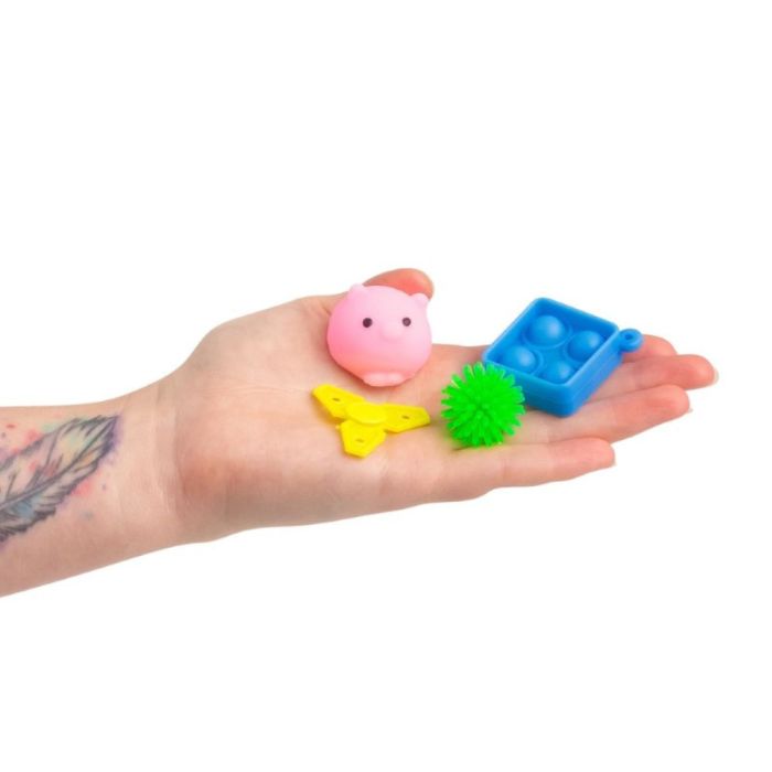 Sensory Surprise Vending Machine - 12 Collectible Eggs with 6 Mochis & 6 Fidgets 