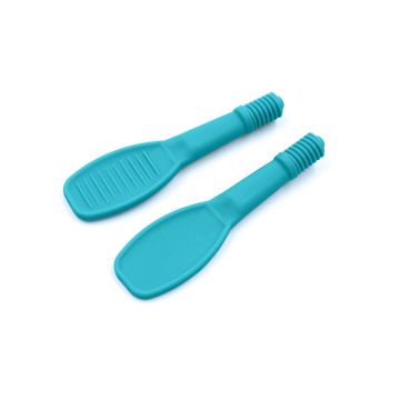 ARK's Flat Spoon Tip Smooth and Textured Front