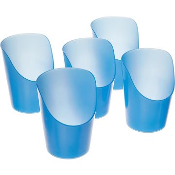 ARK's FlexiCup Nosey Cut Out Blue Medium Pack of 5