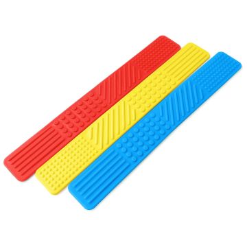 ARK’s Sensory Bookmark Fidget 3 Pack Primary Red Yellow Blue