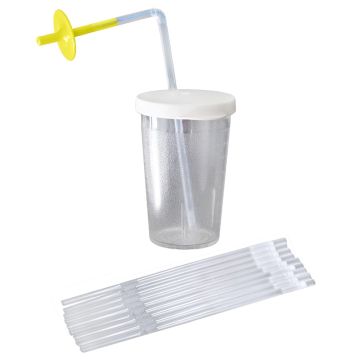 ARK's Sip Tip Cup with One Way Straws