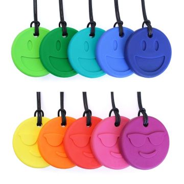 ARK's Smiley Face Chewmoji Necklace