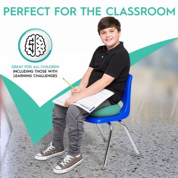 Bouncyband Wiggle Seat Big Sensory Cushion 33cm Green
