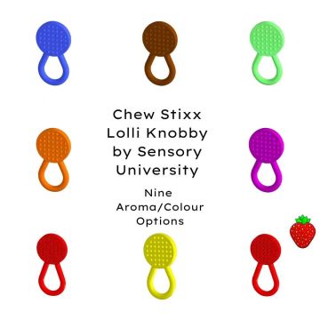 Chew Stixx Knobby Lolli Sensory University Collection Nine Flavours