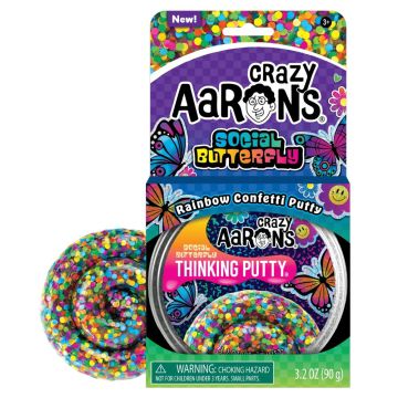 Crazy Aaron's Thinking Putty Trendsetters Social Butterfly