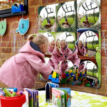 Giant 9-Domed Acrylic Mirror Panel 74214 TickiT 