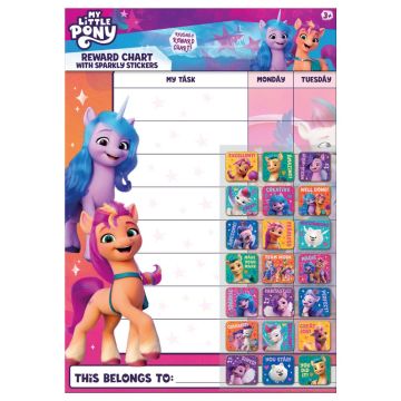 My Little Pony Reward Chart Paper Projects