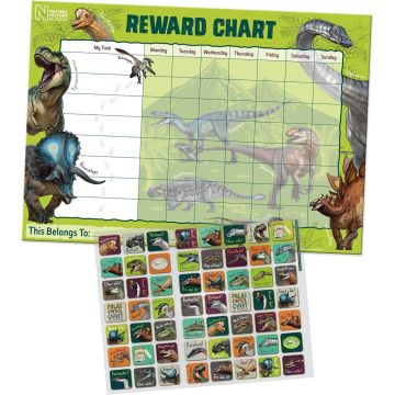 Natural History Museum Dinosaur Reward Chart Paper Projects