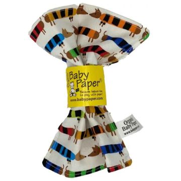 Organic Baby Paper Sensory Toy Dachshund