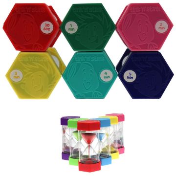 Tink n Stink Sand Timer Set of 6 Assorted 1