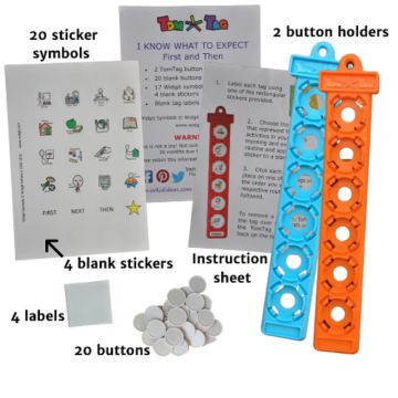 TomTags Mini Kit I KNOW First Then School PC-IKNOW-01-M2