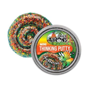 Crazy Aaron’s Thinking Putty – Mini Tin-Triceratops