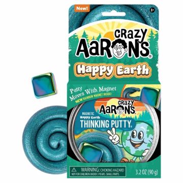 Crazy Aaron's Thinking Putty Magnetic Storms - Happy Earth